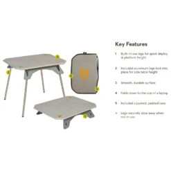 Nemo Moonlander Table - Camping Table -Venture Loom Tent Shop nemo moonlander table camping table detail 3