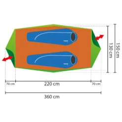 Femund - 2-person Tent -Venture Loom Tent Shop rejka femund 2 person tent detail 3
