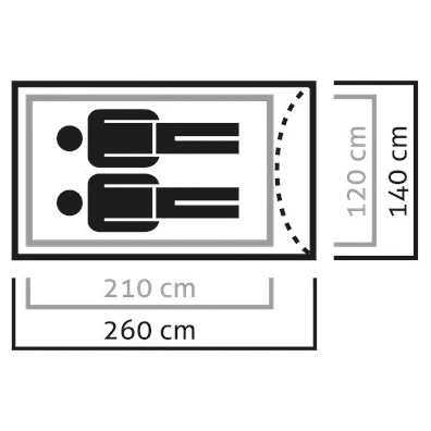 SALEWA Litetrek II Tent - 2-person Tent 4 SALEWA Litetrek II Tent - 2-person Tent - Image 2