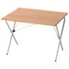 Snow Peak Single Action Table Bamboo Top - Camping Table -Venture Loom Tent Shop snow peak single action table bamboo top camping table