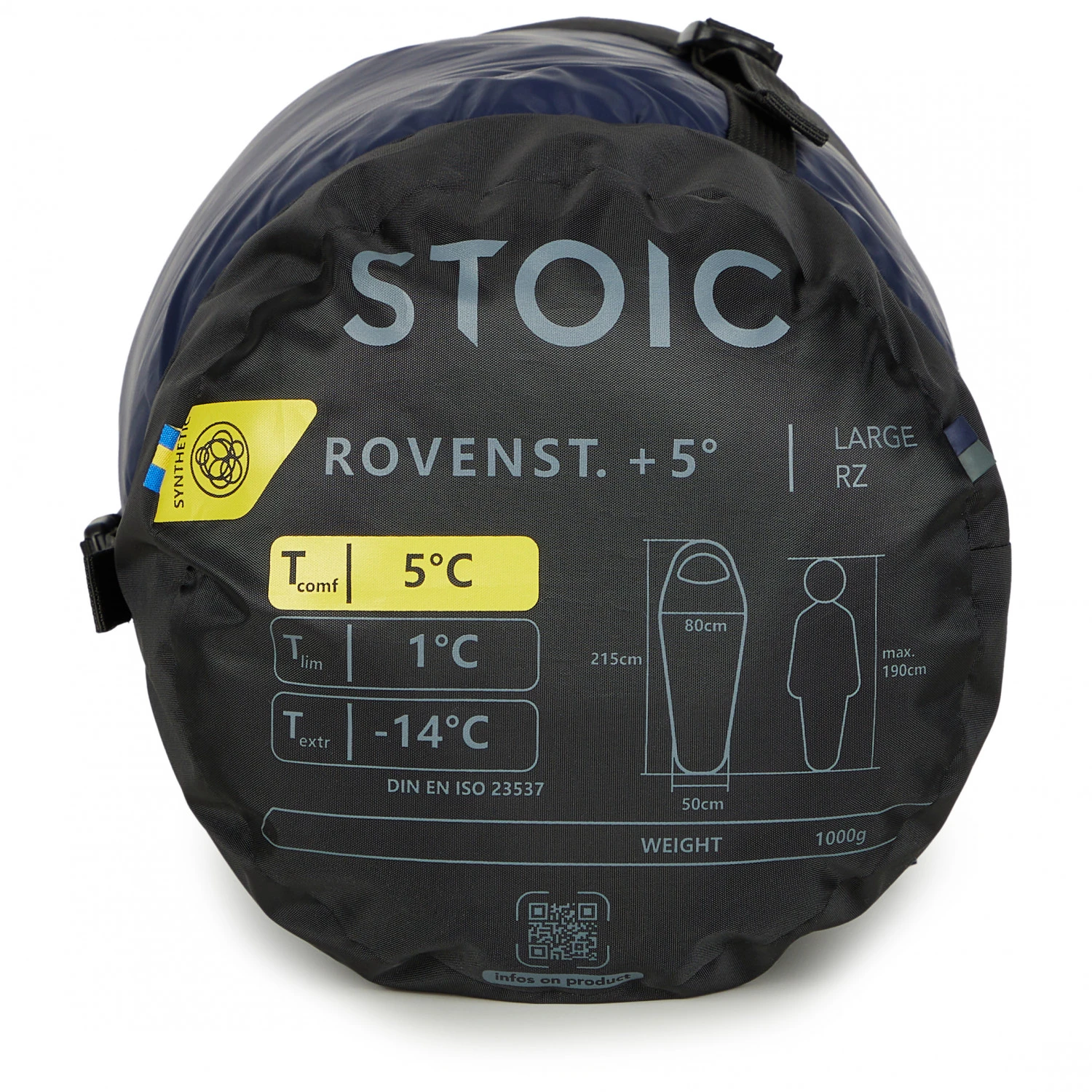 Stoic RovenSt. 5°C - Synthetic Sleeping Bag 12 Stoic RovenSt. 5°C - Synthetic Sleeping Bag - Image 10